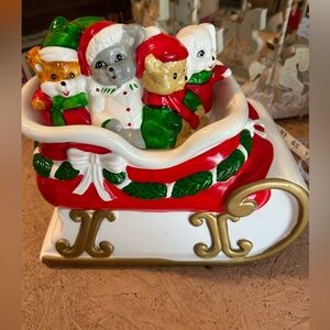 House of Lloyd Christmas Around the World Cookie Candy Jar